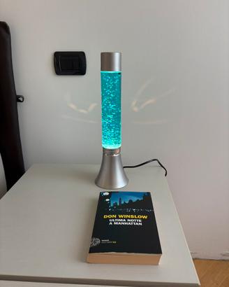 Lampada glitter blu