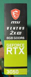 Scheda video  RTX 3050 VENTUS  8G RAM