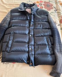 Giaccone con maniche in maglia