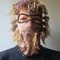 Cappuccio anti medusa mimetico