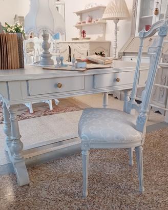 scrittoio rifatto in stile shabby 