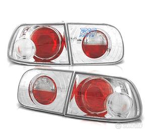 FANALI HONDA CIVIC 91-95 3P CROMATO LEX