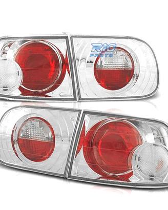 FANALI HONDA CIVIC 91-95 3P CROMATO LEX