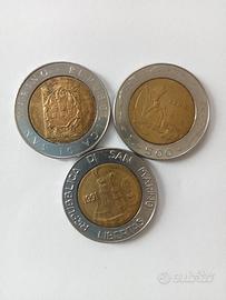 monete 500 lire s.marino
