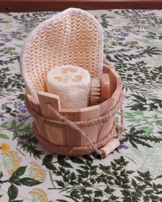 kit bagno esfoliante naturale 
