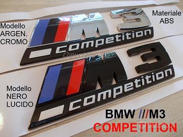 BMW M3 COMPETITION Stemma posteriore ABS Emblema