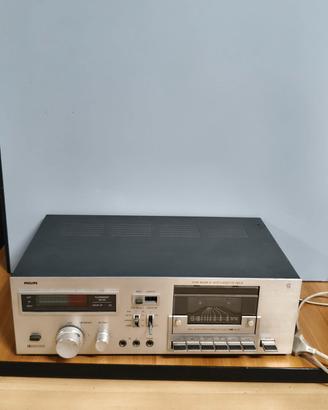 piastra a cassetre vintage Philips N5381 