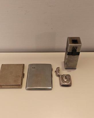 Set portasigarette e accendino 