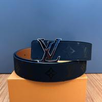 Cintura in pelle da uomo Louis Vuitton/Nera