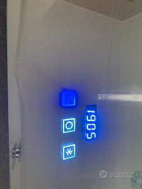 Specchio bagno LED Bluetooth 100x70