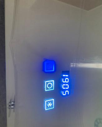 Specchio bagno LED Bluetooth 100x70