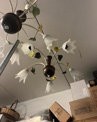 Lampadario e lampade a muro