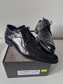 Scarpa Stringata Elegante - Pelle Lucida Anguilla