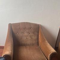 Coppia di poltrone vintage