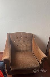 Coppia di poltrone vintage