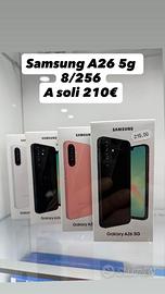 Samsung A26 5g 8/256gb disponibili vari colori