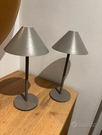 Coppia di lampade da tavolo LED dimmerabili