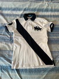 maglietta polo ralph lauren bianca taglia S