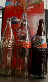 Bottiglie vintage Cocacola e Fanta