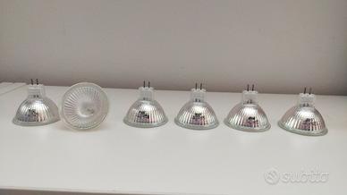 6 Lampadine GU4 12V 20W IKEA usate – per faretti 