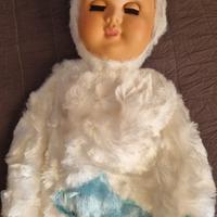 Bambola porta pigiama Vintage anni 60 con carillon