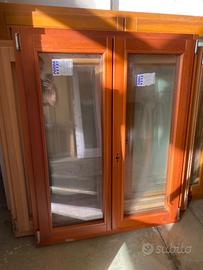 Finestra nuova artigianale legno 101x127 cm