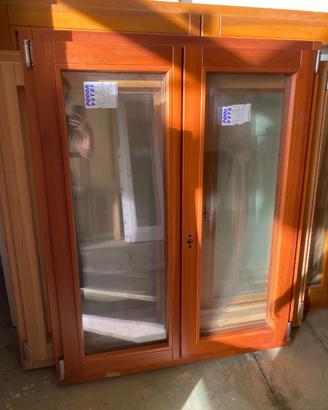 Finestra nuova artigianale legno 101x127 cm