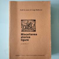 Miscellanea storica ligure - libro