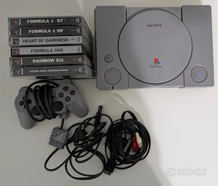 Sony PlayStation 1 PS1 SCPH 9002 con 6 giochi