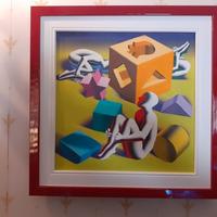 MARK KOSTABI olio su tela, pezzo unico del 2006