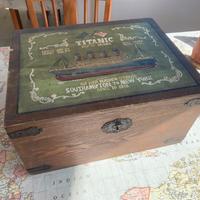 Scatola Rara In Legno, Baule, Titanic