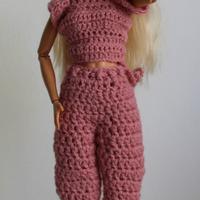 Vestito bambola barbie uncinetto