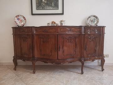 Credenza Buffet Antica stile Chippendale /Luigi XV