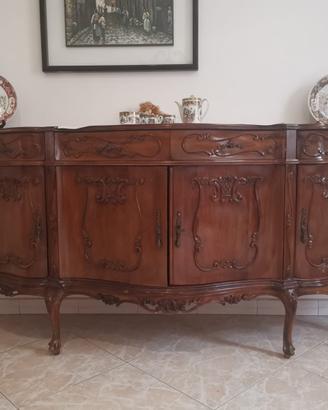 Credenza Buffet Antica stile Chippendale /Luigi XV