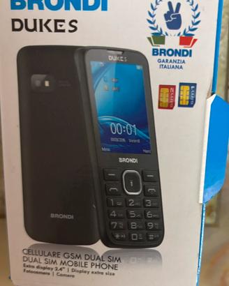 CELLULARE BRONDI DUKES DUAL SIM NERO