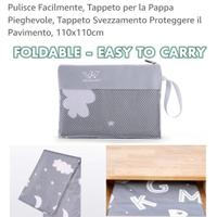 Tappetino seggiolone tappeto gioco bimbi 