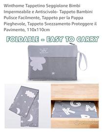 Tappetino seggiolone tappeto gioco bimbi 