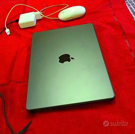 Apple Macbook M3 Pro 14'' + Mouse + Custodia