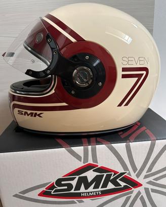 SMK retro seven GLOSS GL130 bianco/rosso