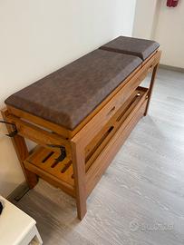 Riproduzione espositiva lettino massaggi