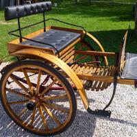 Antico calesse dell'800 fedelmente restaurato