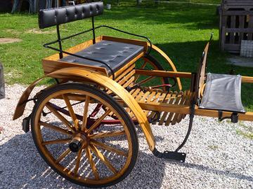 Antico calesse dell'800 fedelmente restaurato