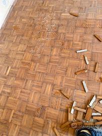 Parquet classico,quadrotti, anni 70