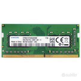 RAM 8GB Samsung DDR4 PC PORTATILE 
