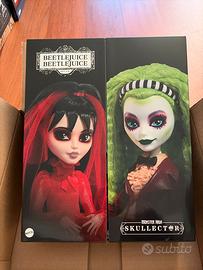 Barbie Monster High  Beetlejuice set 2 dolls Nuovo