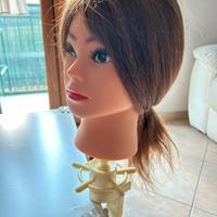 Testa parrucchiere con supporto