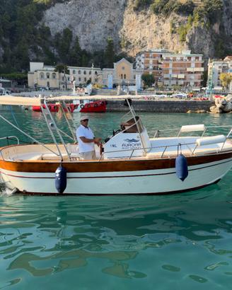 Gozzo in legno 7,50 m Volvo Penta 135 CV