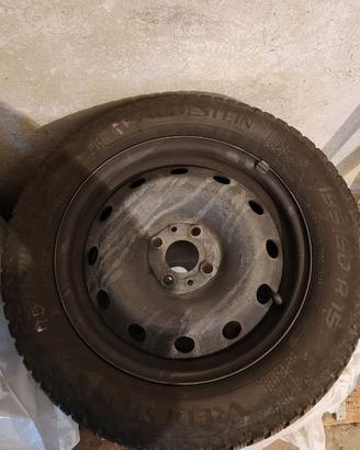 4 cerchi con gomme termiche per lancia musa