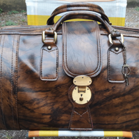 Borsone da viaggio con beaty vintage