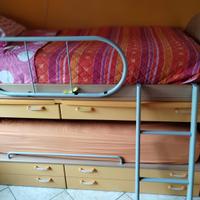 Struttura letto doppia